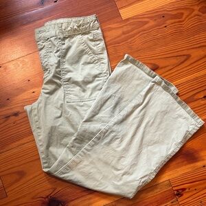 Kids Green Cargo Pants Low Rise Size XL